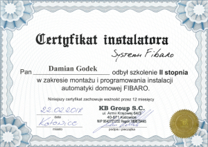 Certyfikaty i zaświadczenia - kompetencje pracowników - ORKANUM ENERGIA