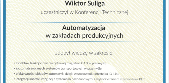 Certyfikaty i zaświadczenia - kompetencje pracowników - ORKANUM ENERGIA
